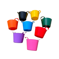 7 Litre Flexi Tub / Buckets / Home Garden Flexible Storage Various Colours x5 7 Litre Flexi Tub / Buckets / Home Garden Flexible Storage Various Colours x5